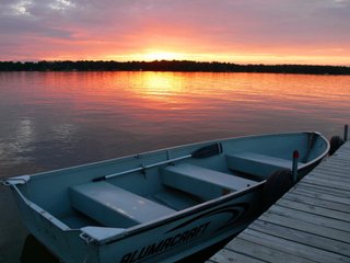 lcv boat_sunset
